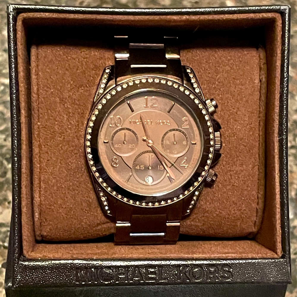 Michael Kors chocolate brown watch